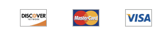 Discover, MasterCard, Visa Cards Logo
